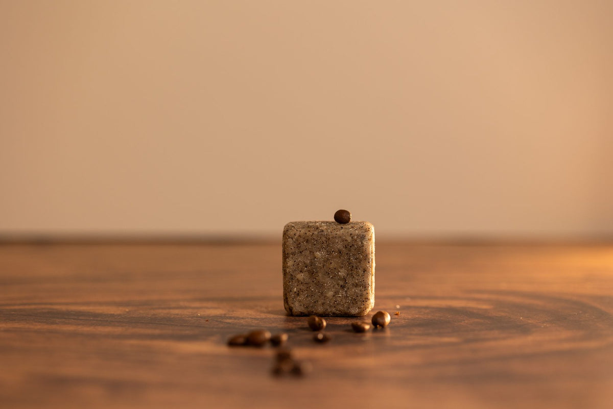 Upcycled Coffee Shampoo Bar -Eucalyptus and Peppermint Essential Oil