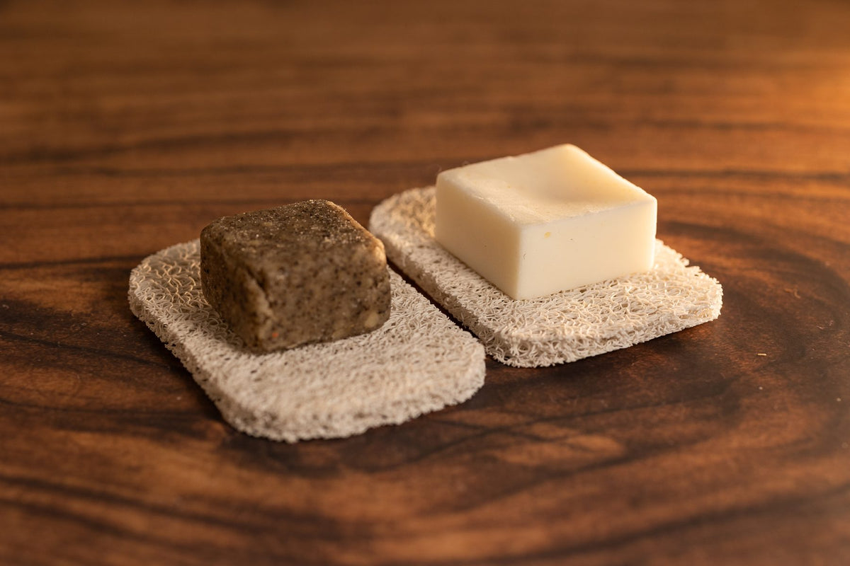 Upcycled Coffee Shampoo Bar -Eucalyptus and Peppermint Essential Oil
